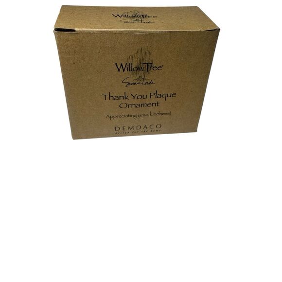 2004 Willow Tree "Thank You" Appreciating Your Kindness! Hanging Ornament Plaque - Picture 13 of 14